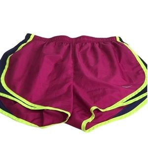 Nike Dri-fit Shorts Women Small  Running Jogging Pink Lined